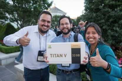 Nvidia rozdá výzkumníkům zdarma grafické karty Titan V za 3 000 USD