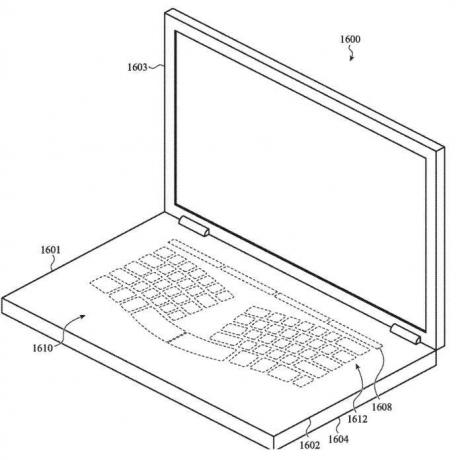 Afbeelding van Apple-patent voor twee schermen.