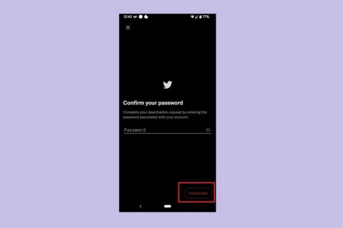 Twitterアカウントを削除する方法 パスワードを確認する モバイル