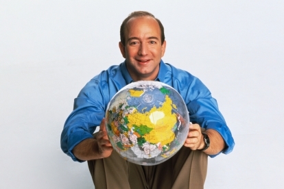 Jeff Bezos, az Amazon vezérigazgatója 1999-ben