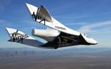 SpaceShipTwo milik Virgin Galactic melakukan penerbangan solo pertamanya