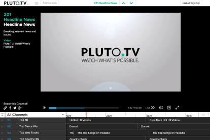 pluto tv-redigering