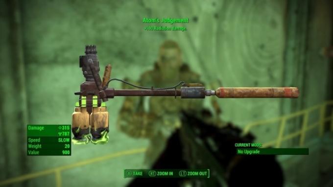 הנשק של Atom's Judgment מ-Fallout 4. 
