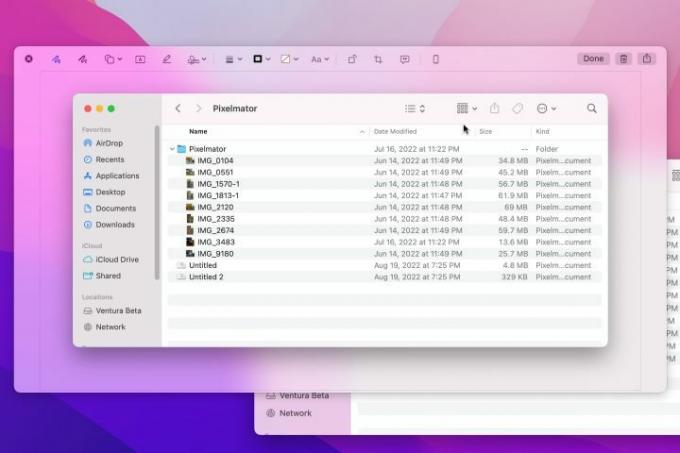 Apple hat der MacOS-Screenshot-App Markup-Tools hinzugefügt.