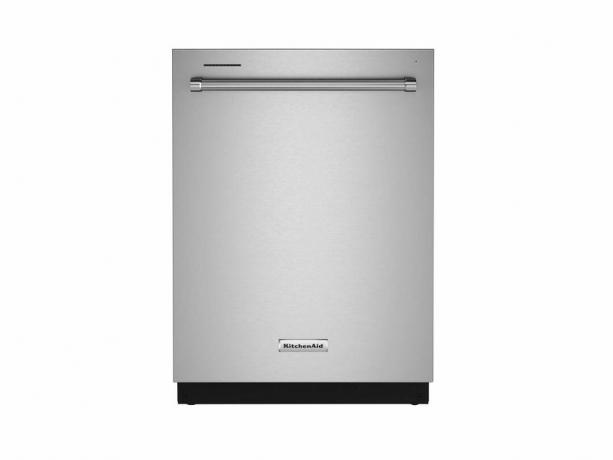 Vooraanzicht van de KitchenAid 24-inch Top Control vaatwasser.