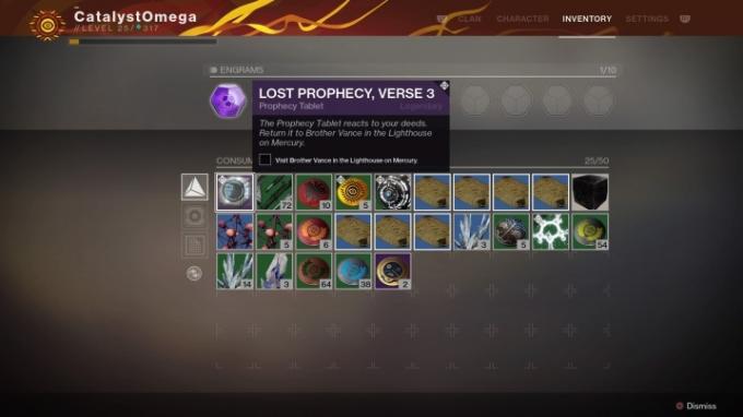 Destiny 2 Lost Prophecy Patobulinta pranašystė