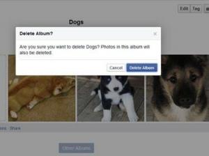 Facebookでフォトアルバムを削除する方法
