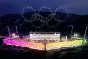 Intels Drohnen stellen bei den Olympischen Winterspielen einen Weltrekord auf