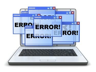 Laptop și eroare
