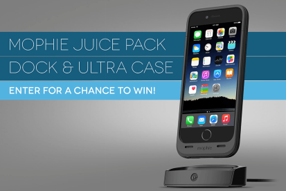 dt Giveaway Mophie Juice Pack Ultra Dock Etui na iPhone'a 6