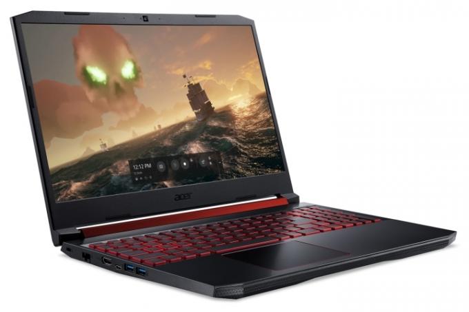 Acer Nitro 5 15-tommers gaming-laptop lyser opp med RGB.