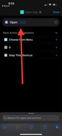 Deschideți aplicația pentru Siri Shortcut