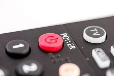 TVリモコンの赤い電源ボタン