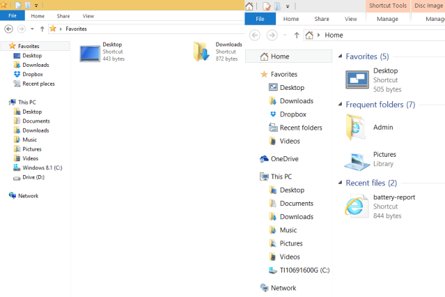 Windows10 explorer