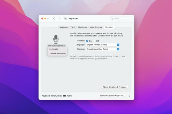 πώς να χρησιμοποιήσετε το μικρόφωνο με δυνατότητα υπαγόρευσης Mac