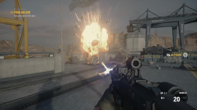 Un joueur provoque une explosion en tirant dans CrossfireX.