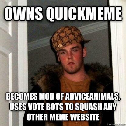 تم حظر quickmeme من قبل reddit