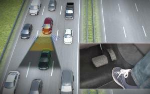 Simulace Ford Traffic Jam Assist