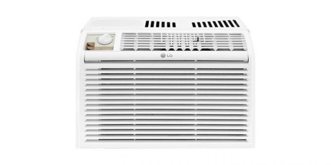 De LG LW5016 airconditioner op een witte achtergrond.