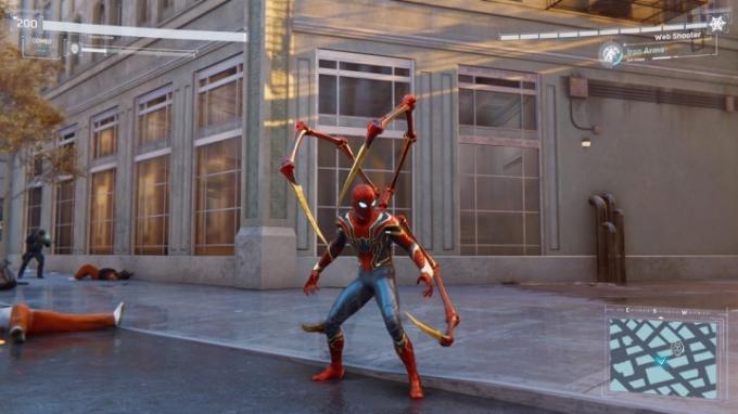 gadgets οδηγών για τα mod combat suit marvel's spider-man