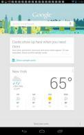 Google Nexus 7 Tablet recension skärmdump google now cards android