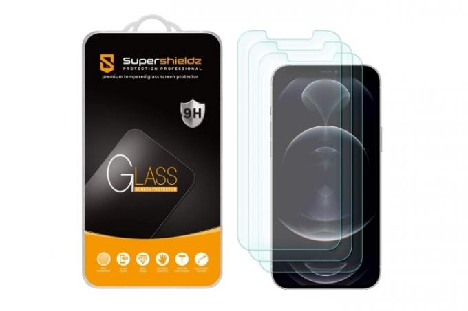 Supershieldz עבור Apple iPhone 12 Pro Max עם אריזה.