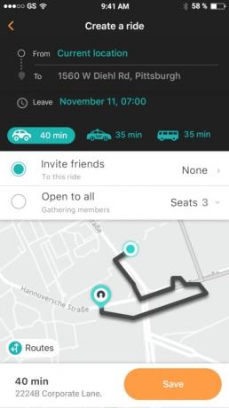 somo app car pooling uzsāka ces 2019 izveidot braucienu