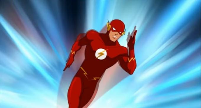 Barry Allen jako Flash w „Sprawiedliwości młodych”.