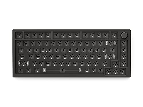 Glorious Modular Mechanical Keyboard Pro - GMMK Pro - Layout ANSIUSA - Tastiera barebone Premium RGB 75% montata su guarnizione ad alto profilo (GMMK Pro (75%), Black Slate)