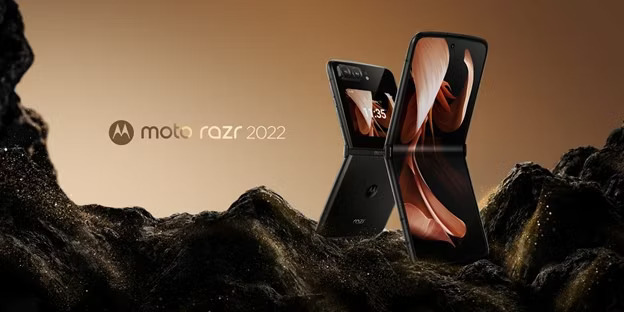 עיבוד רשמי של Motorola Razr 2022.