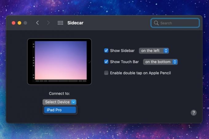 como usar seu ipad como segundo monitor apple sidecar select