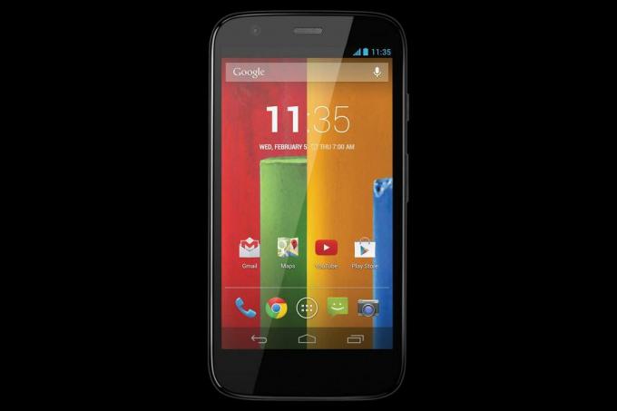 Motorola Moto G priekyje