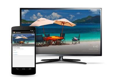 sekarang gunakan foto pribadi chromecasts wallpaper chromecast custom