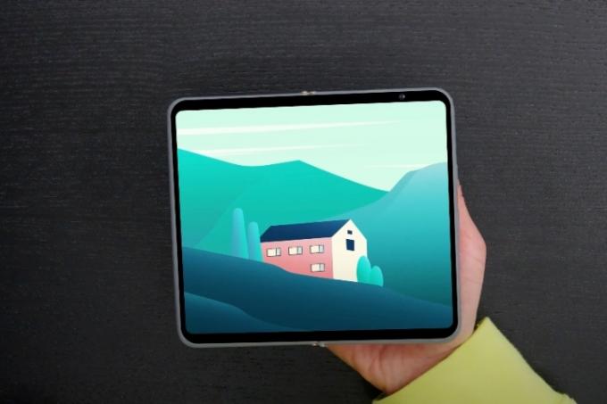 Údajný fiktívny model Google Pixel Fold.