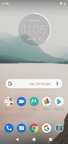 Snímky obrazovky Moto G7 Play