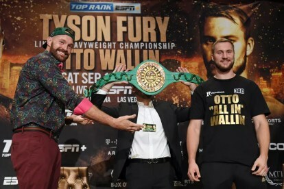 Top-Boxen: Fury vs Wallin auf ESPN Plus