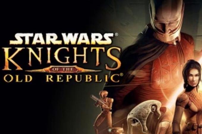 Star Wars: Knights of the Old Republic показує персонажів із гри.