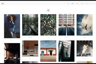 VSCO Grid, platforma wydawnicza umożliwiająca odkrywanie nowych zdjęć i użytkowników.