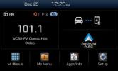 Nästa Hyundai Display Audio system skjul CD-spelare