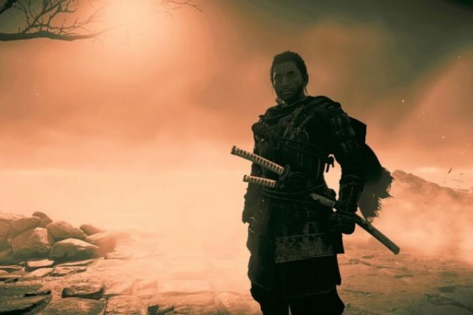 Jin em Ghost of Tsushima: versão do diretor.