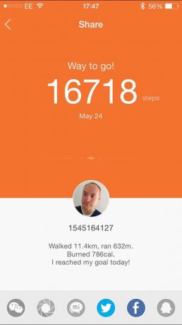 Capture d'écran de la revue Xiaomi Mi Band 0003