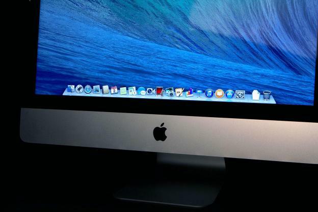 Apple iMac 2014 onderste scherm