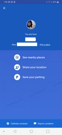 Parking w Mapach Google