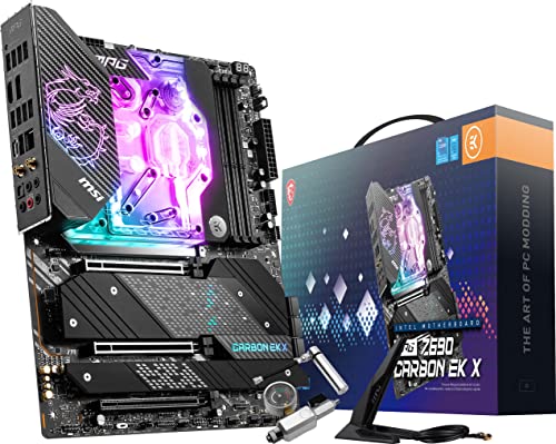 MSI MPG Z690 Carbon EK X Gaming alaplap (ATX, 12. generációs Intel Core, LGA 1700 foglalat, DDR5, PCIe 5, 2.5G LAN, M.2 Slots, Wi-Fi 6E)