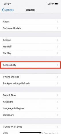 iPhone XR-Einstellungen iOS 12 Erreichbarkeit 3