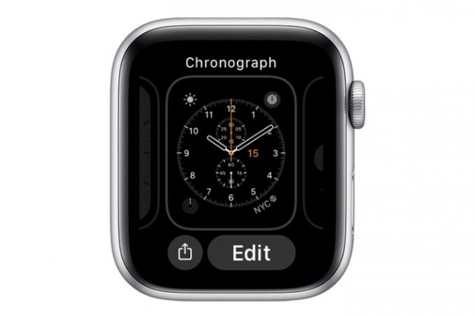 Modus zum Hinzufügen von Apple Watch-Gesichtern.