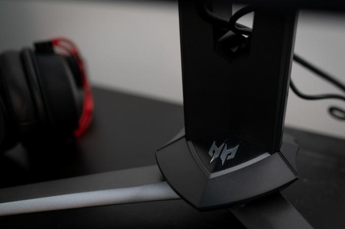 Logotyp på Acer Predator X28. 