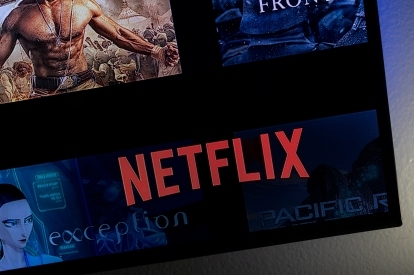 Netflixi logo rakenduses.