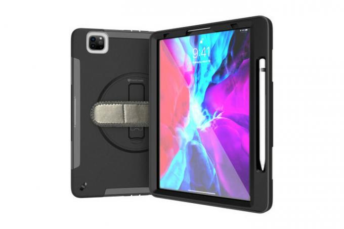 Θήκη MaxCases Extreme-X για το iPad Air 5 που δείχνει την ανθεκτική προστασία των θηκών μπροστά και πίσω.