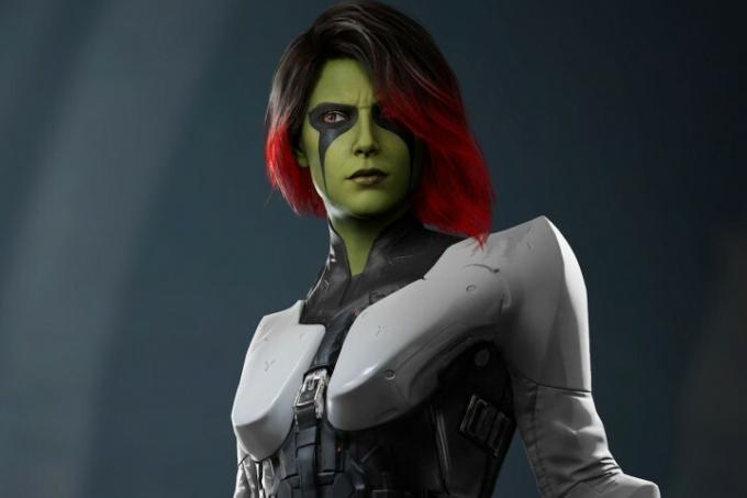 Gamora från Guardians of the Galaxy. 